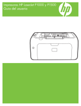 HP LaserJet P1500 Printer series El manual del propietario