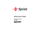 Sanyo SCP 4900 Manual de usuario