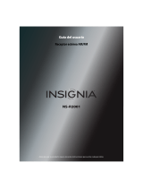 Insignia NS-R2001 Manual de usuario