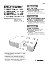 Casio XJ-H2600, XJ-H2650 Guía de inicio rápido