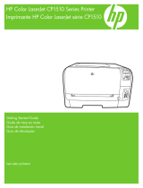 HP Color LaserJet CP1510 Printer series Guía de instalación