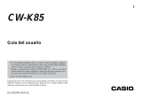 Casio CW-K85 Manual de usuario