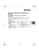 Casio YP-100 Procedimientos iniciales del Kit de Presentación multifunción