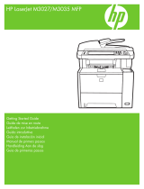 HP LaserJet M3027 Multifunction Printer series Guía de inicio rápido