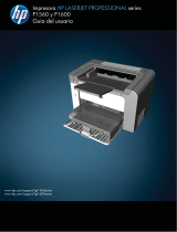 HP LaserJet Pro P1606 Printer series El manual del propietario