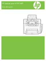 HP LaserJet M1319 Multifunction Printer series El manual del propietario