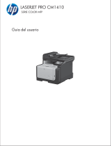 HP LaserJet Pro CM1415 Color Multifunction Printer series El manual del propietario