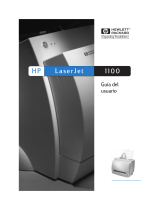 HP LaserJet 1100 Guía del usuario