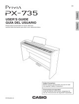 Casio PX-735 Manual de usuario