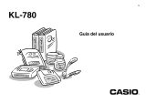 Casio KL-780 Manual de usuario