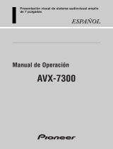 Pioneer AVX-7300 Manual de usuario