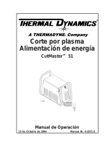 Thermal Dynamics Plasma Cutting Power Supply CutMaster™ 51 Manual de usuario