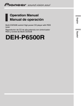 Pioneer DEH-P6500R Manual de usuario