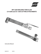 ESAB WH-4200 Welding Torch Manual de usuario