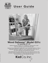 Kidco G31 Wood Safeway Guía del usuario