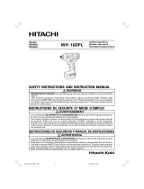 Hitachi Koki WH10DFL Manual de usuario