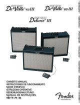 Fender Hot Rod Deluxe & DeVille III El manual del propietario