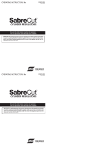 ESAB SabreCut™ Cylinder Regulators Manual de usuario
