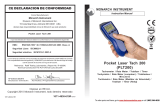 Monarch Pocket Laser Tach 200 Manual de usuario
