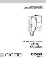 Elvox Giotto 6329 Manual de usuario