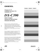 ONKYO DXC390 El manual del propietario
