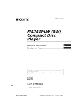 Sony CDX-C910RDS Instrucciones de operación