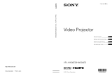 Sony VPL-HW30AES El manual del propietario
