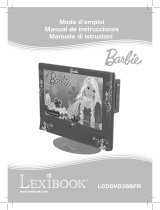 Lexibook Barbie LCDDVD3BBFR El manual del propietario