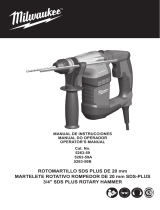 Milwaukee SDS PLUS 5263-59B Manual de usuario