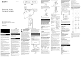 Sony RDP-X50IP Instrucciones de operación