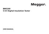 Megger BM5200 Manual de usuario