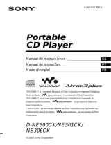 Sony D-NE301CK Manual de usuario