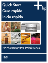 HP Photosmart Pro B9180 Printer series Guía de inicio rápido