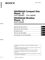 Sony MDX-C8500R El manual del propietario
