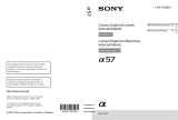 Sony SLT-A57 Instrucciones de operación