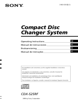 Sony CDX-525RF Manual de usuario