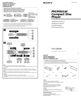 Sony CDX-C6850R Manual de usuario