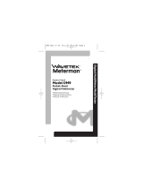 Wavetek Meterman DM9 Manual de usuario