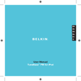Belkin TUNEBASE FM FOR IPOD El manual del propietario