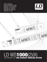 LD Systems WS1000(2)(X) Manual de usuario
