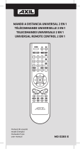 Engel Mando a Distancia Universal 2 en 1 Manual de usuario