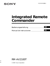Sony RM-AV2100T El manual del propietario