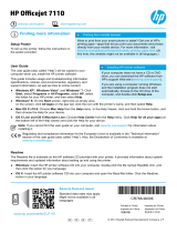 HP OfficeJet 7110 Wide Format ePrinter series - H812 Guía de instalación