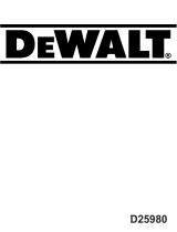DeWalt D25980 El manual del propietario