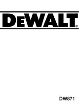 DeWalt DW871 T 1 El manual del propietario
