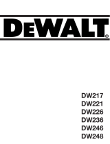 DeWalt DW248 Manual de usuario