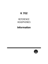 AKG K 702 El manual del propietario
