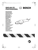 Bosch GHG 600 CE El manual del propietario