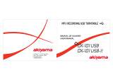 Akiyama DX-101 USB-R Manual de usuario