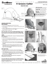 Logan Foam Board V-Groove Cutter by FoamWerks WC2001 Manual de usuario